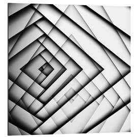 Magnettafel Gespiegelte Dreiecke