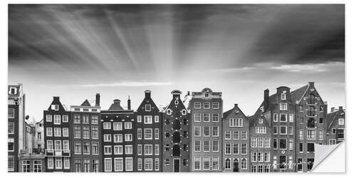 Wall sticker Amsterdam classic buildings