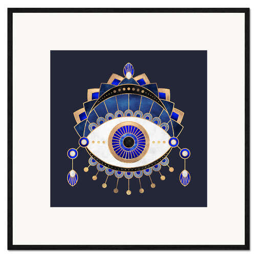 Framed art print Blue Eye