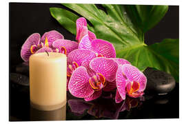 Magnettafel Zen-Stillleben mit Orchideen