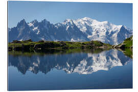 Gallery print Meer bij Mont Blanc