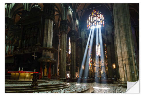 Sisustustarra Beams of Light inside Milan Cathedral