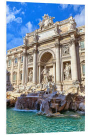 PVC-tavla Trevi Fountain under blue sky