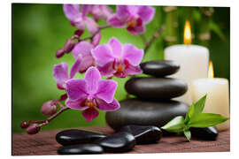 Magnettafel Wellness-Stillleben mit Orchideen