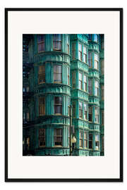 Gerahmter Kunstdruck Columbus Tower, San Francisco