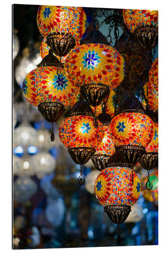 Gallery print Mosaic lanterns in Istanbul