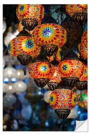 Wall sticker Mosaic lanterns in Istanbul