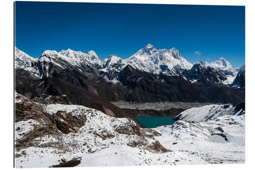 Gallery print Everest, Lhotse, Makalu, Nuptse