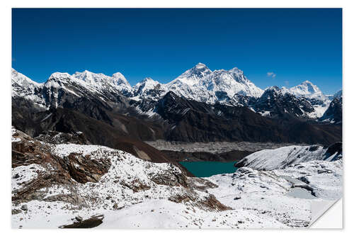 Wall sticker Everest, Lhotse, Makalu, Nuptse