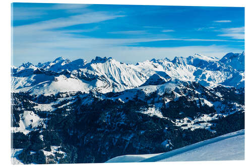 Acrylic print Alps mountain landscape