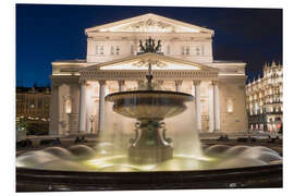 Foam board print Fountain and Bolshoi Theatre