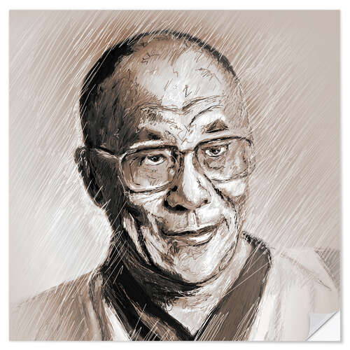 Wall sticker Dalai Lama