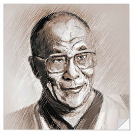 Wall sticker Dalai Lama