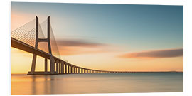 Foam board print Ponte Vasco da Gama