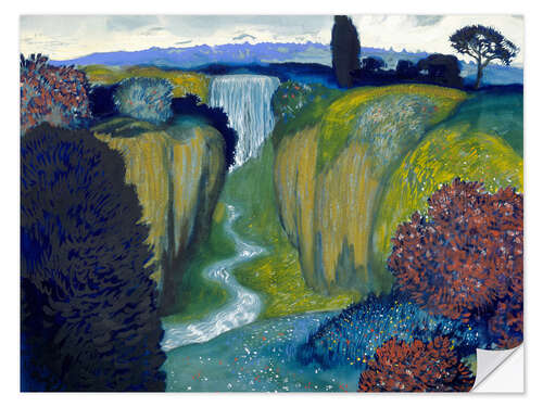 Sisustustarra Landscape with Waterfall