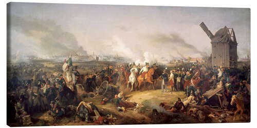 Canvas print The Battle of Nations, Leipzig 1813