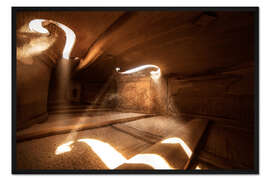 Gerahmter Kunstdruck Innenraum einer Violine