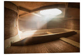 Magnettafel Innerhalb einer Gitarre