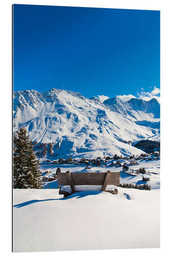 Galleriprint Fresh snow in Arosa