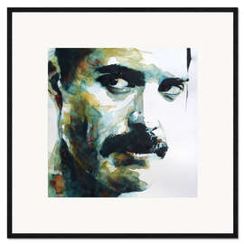 Plakat artystyczny premium w ramie Freddie Mercury