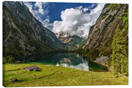 Leinwandbild Fischunkelalm - Nationalpark Berchtesgaden, Bayern