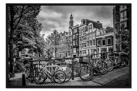 Gerahmter Kunstdruck AMSTERDAM Bloemgracht