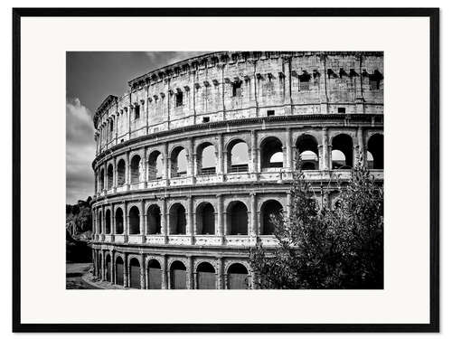 Ingelijste kunstdruk ROME Colosseum