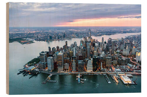 Puutaulu Aerial view of lower Manhattan skyline, New York, USA