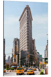 Magnettafel Berühmtes Flatiron Building zwischen Broadway und Fifth Avenue, New York, USA