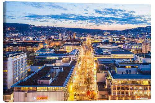 Lienzo Skyline Stuttgart III