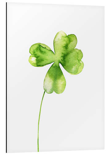 Aluminium print Clover