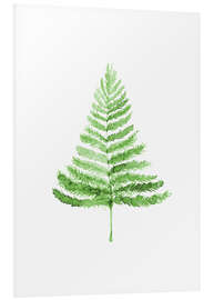 Foam board print Fern