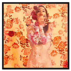 Gerahmter Kunstdruck Jaquenetta