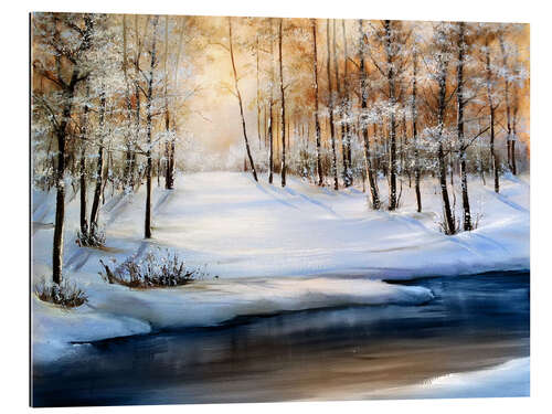 Tableau en plexi-alu Courant hivernal