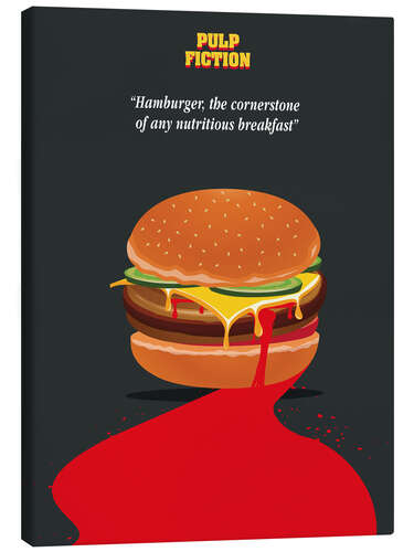 Leinwandbild Burger, Pulp Fiction (Englisch)
