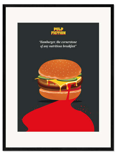 Framed art print Pulp Fiction