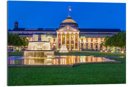 Tableau en plexi-alu Spa et Casino à Wiesbaden