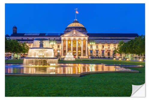 Muursticker Spa and Casino in Wiesbaden