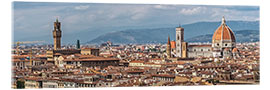 Acrylic print Urban Landscape - Florence, Tuscany, Italy