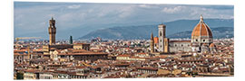 Foam board print Urban Landscape - Florence, Tuscany, Italy