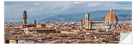 Naklejka na ścianę Urban Landscape - Florence, Tuscany, Italy