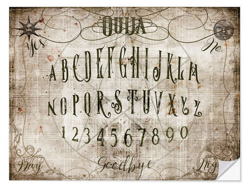 Naklejka na ścianę Ouija Board