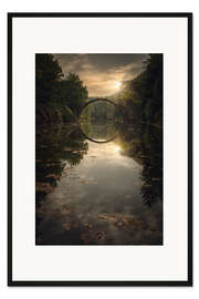 Gerahmter Kunstdruck Teufelsbrücke