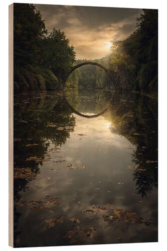 Holzbild Teufelsbrücke