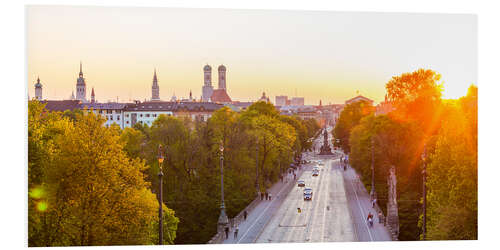 Foam board print The Maximilianstrasse in Munich