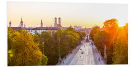 Foam board print The Maximilianstrasse in Munich