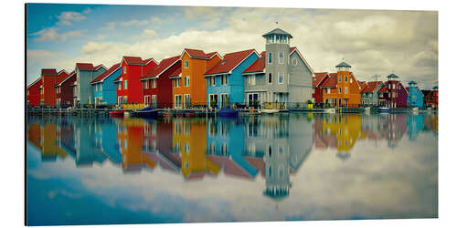 Cuadro de aluminio Groningen   Harbor houses