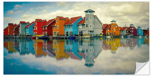 Wall sticker Groningen   Harbor houses