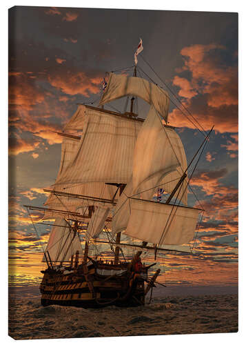 Canvas print The HMS victory