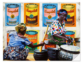 Vinilo para la pared Sopa Campbell - Ali Hassoun